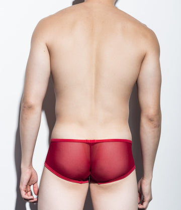 Sexy Men's Underwear Signature Ultra Squarecut Trunks - Ji Su (Mesh Series) - MATEGEAR - Sexy Men's Swimwear, Underwear, Sportswear and Loungewear